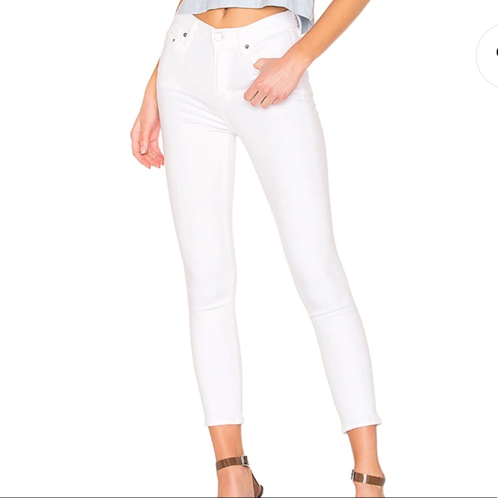 Citizens of Humanity Rocket Sculpt Crop Jean White